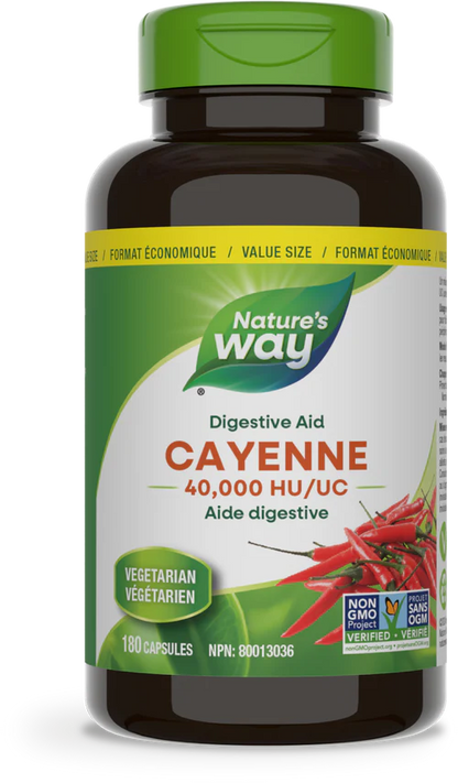 Cayenne 40,000 H.U. Capsules