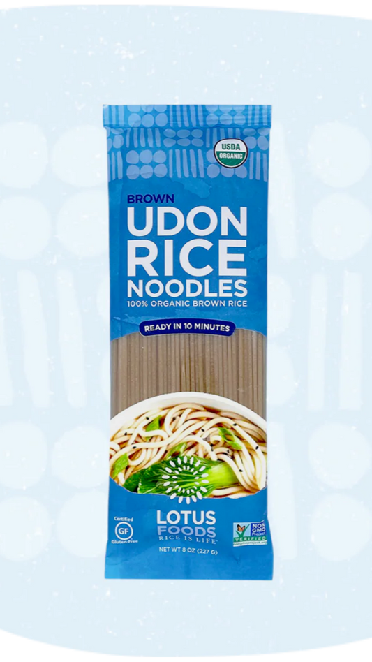 Lotus Brown Udon Rice Noodles (Org) (GF)
