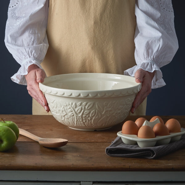 Mason Cash Forest Mixing Bowl 4.0L Fox, Cream