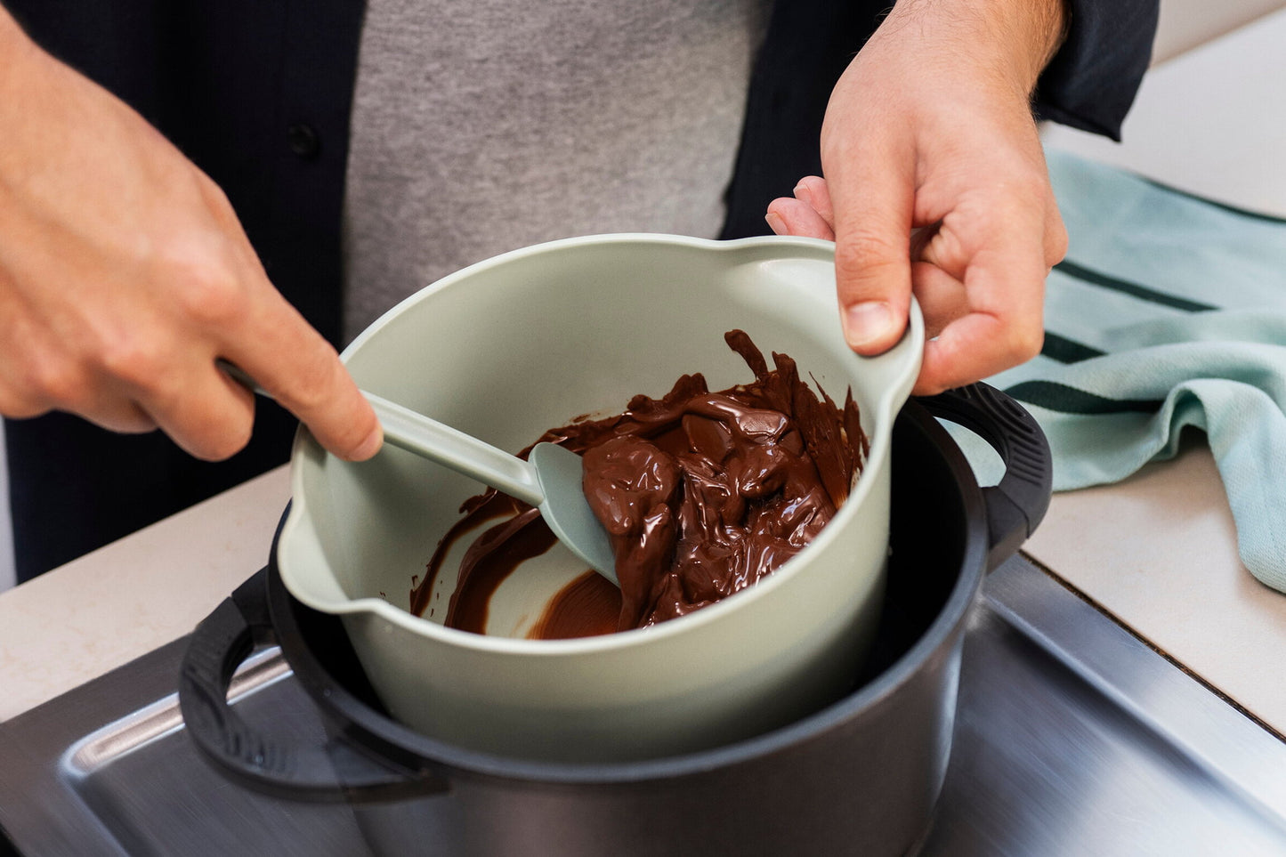 Mepal Chef It Mixing Bowl 1.5L Nordic Sage