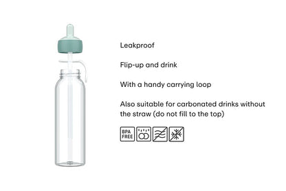 Mepal Water Bottle Campus Flip-Up 500ml Pink