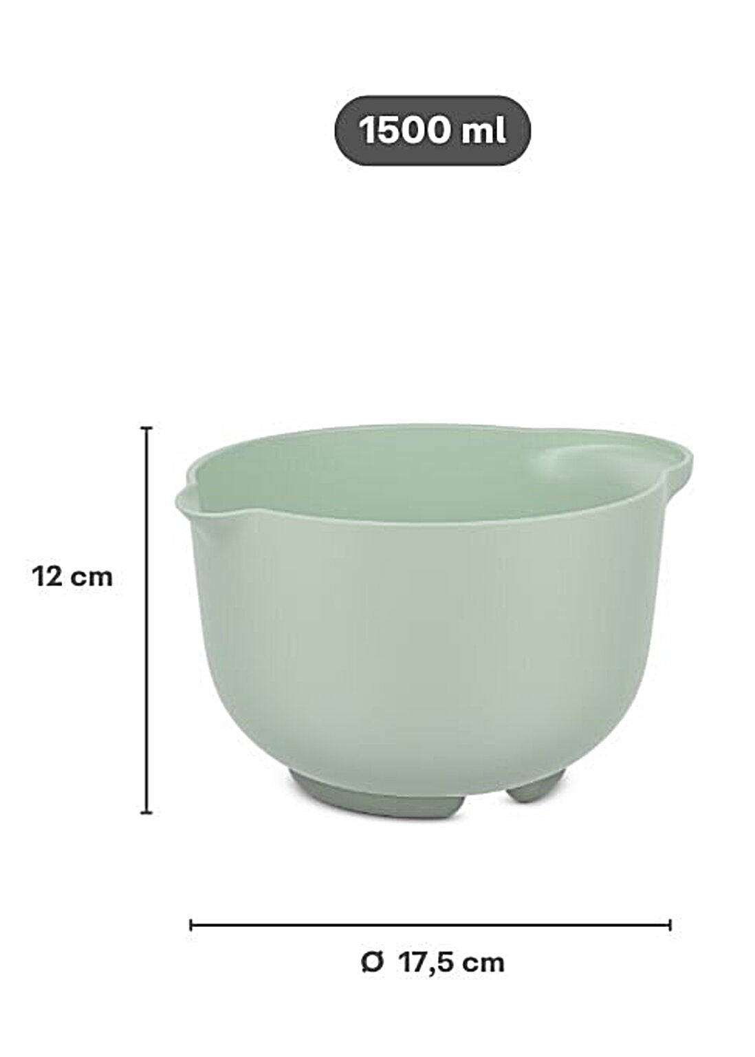 Mepal Chef It Mixing Bowl 1.5L Nordic Sage