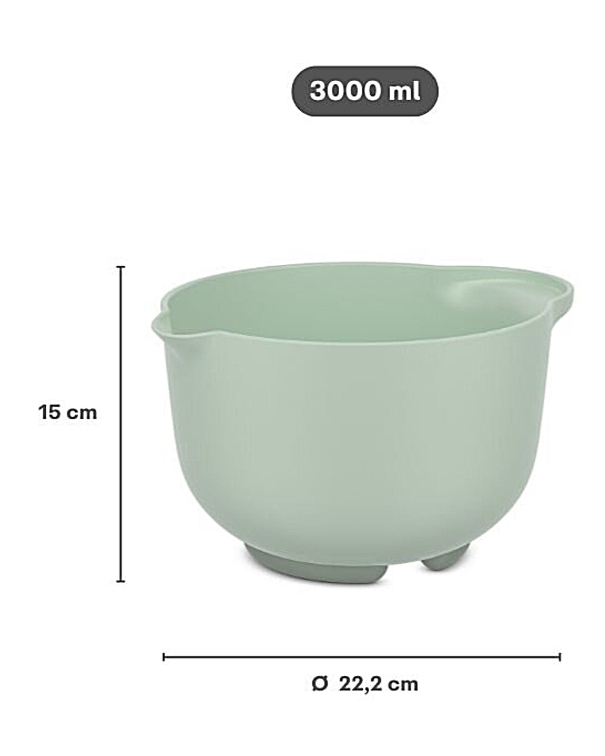 Mepal Chef It Mixing Bowl 3.0L Nordic Sage