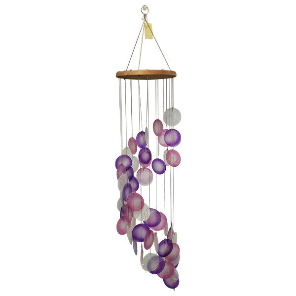 Shell Chimes Spiral - Purple / Pink – NewMarket Natural Foods + Kitchen