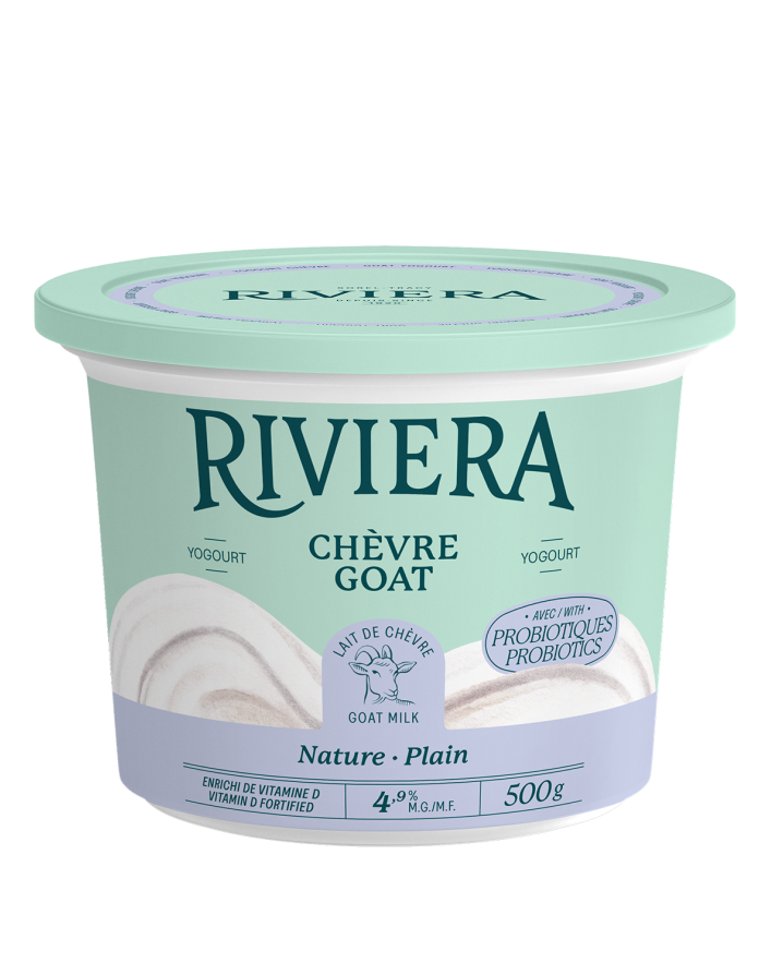 Riviera Goat Milk 4.9% MF Yogurt, Plain *REFRIGERATED*