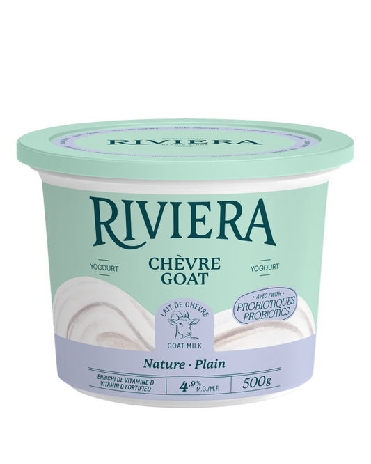 Riviera Goat Milk 4.9% MF Yogurt, Plain *REFRIGERATED*