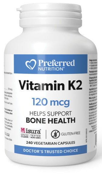 Vitamin K2 120mcg - 240 Capsules