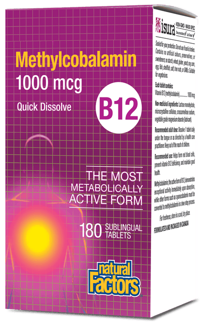 Vitamin B12 Methylcobalamin 1000mcg