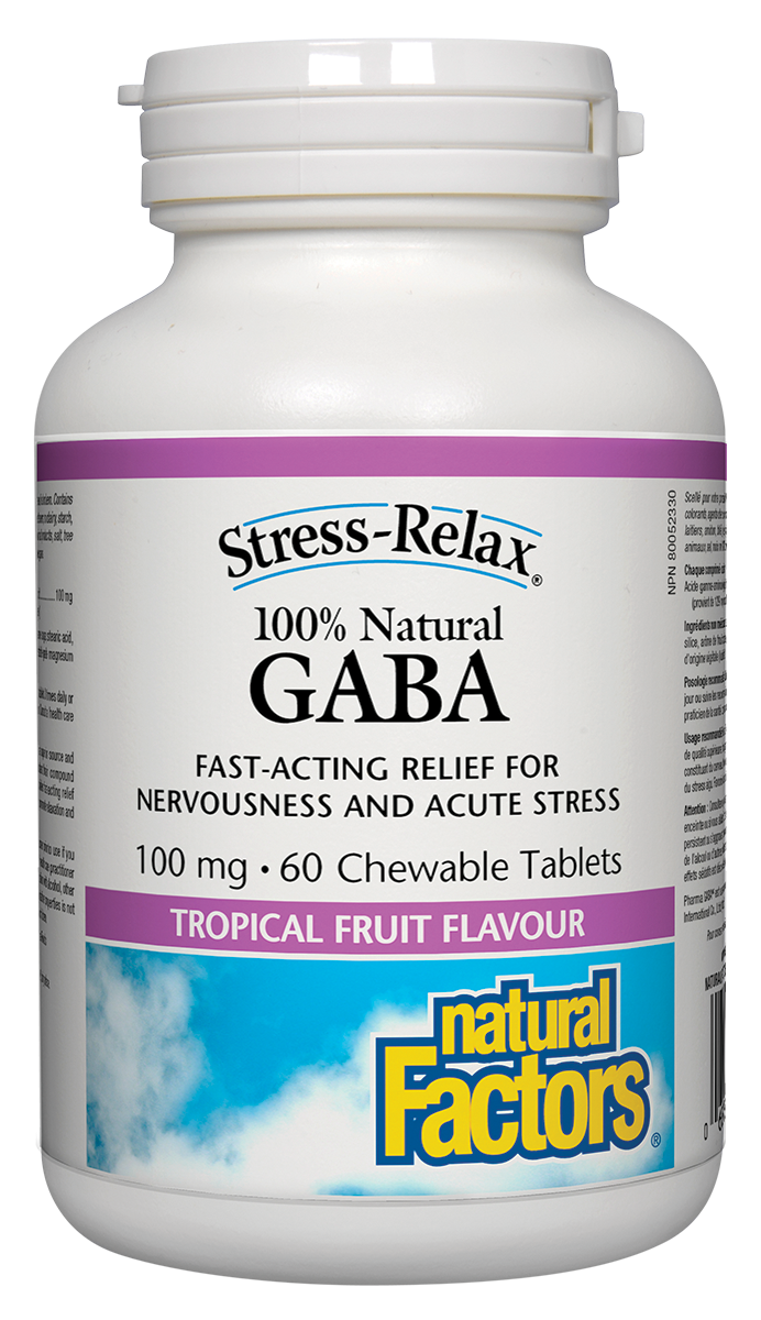 GABA 100mg - Capsules or Chewable Tablets