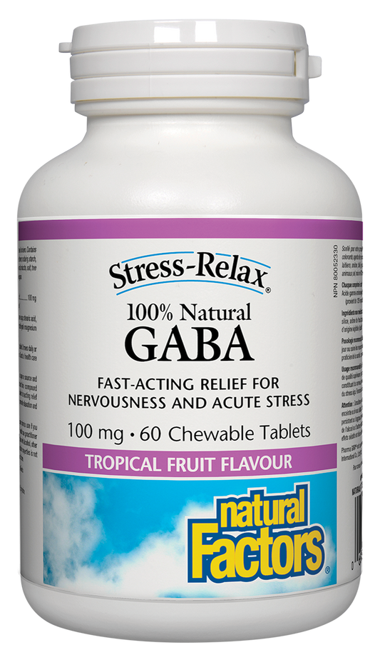 GABA 100mg - Capsules or Chewable Tablets