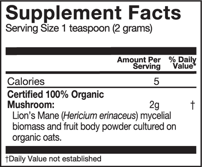 OM Lion's Mane Mushroom Powder