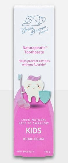 Green Beaver Naturapeutic Toothpaste - Kids Bubblegum