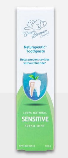 Green Beaver Naturapeutic Toothpaste - Sensitive Fresh Mint