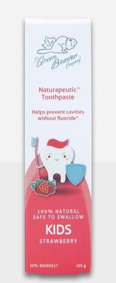 Green Beaver Naturapeutic Toothpaste - Kids Strawberry