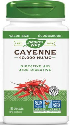 Cayenne 40,000 H.U. Capsules