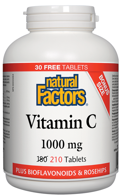 Vitamin C 1000mg Plus Bioflavonoids & Rosehips